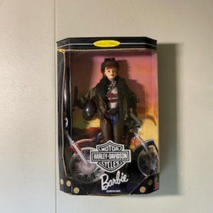 Harley Davidson Barbie with Hat